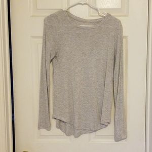 Grey long sleeve top
